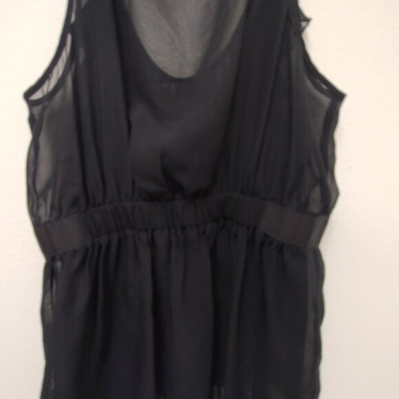 🖤 Black Sheer Camisole Top – Size Small - Picture 8 of 9